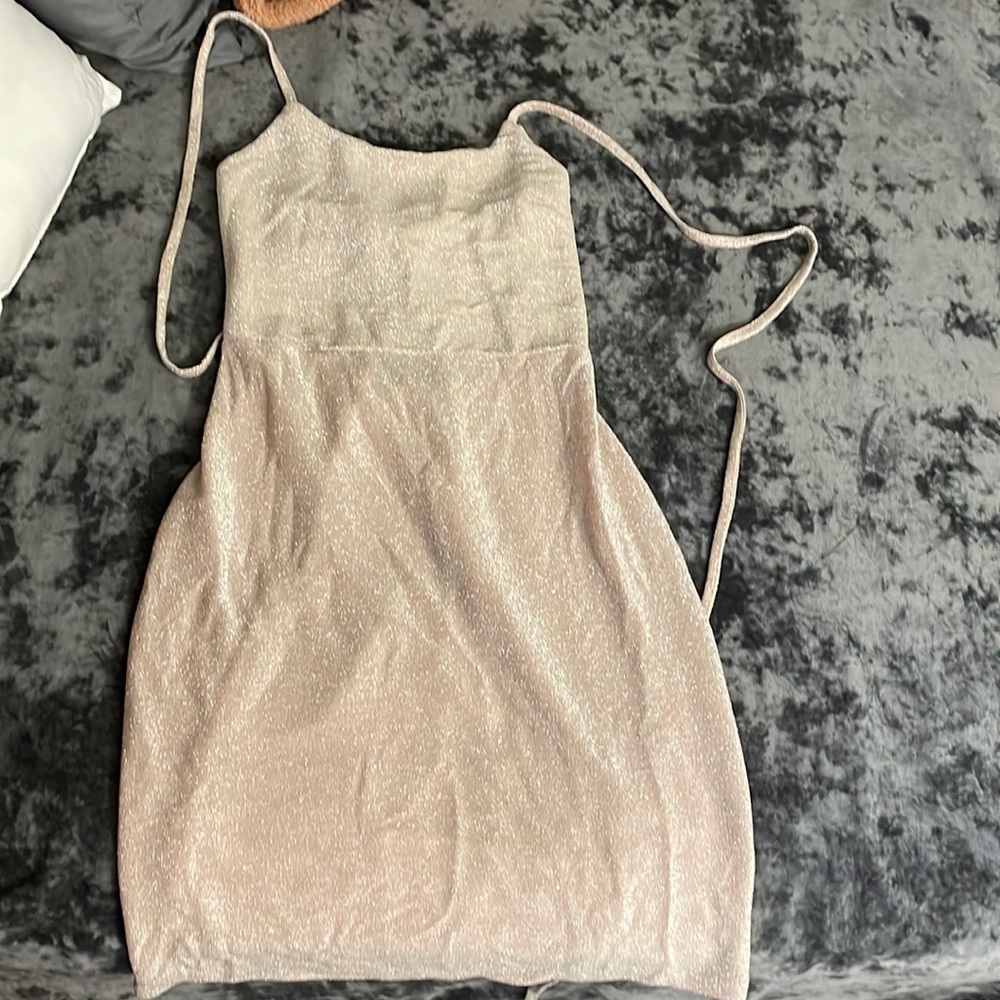 Gold sparkly dress